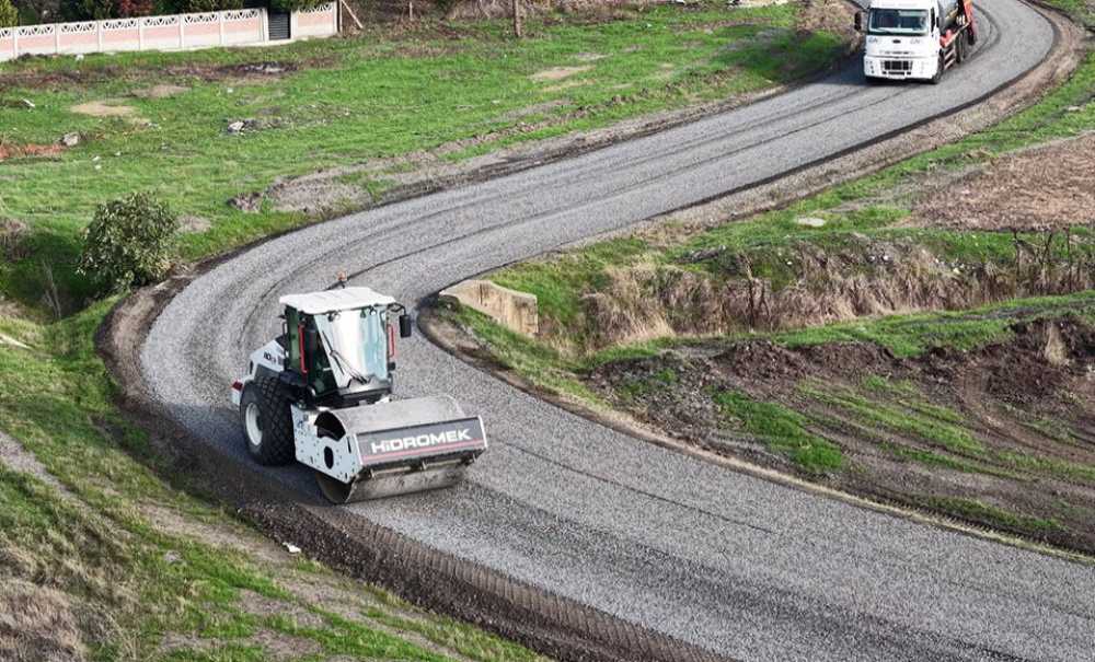 Ergene'de Yol Çalışmaları Devam Ediyor
