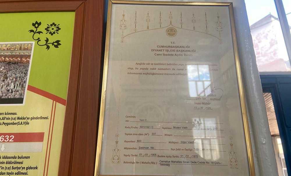 Eski Sinagog Yeni Cami Restorasyon Bekliyor