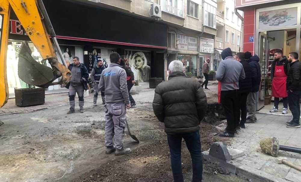 Esnaf, Teski̇ Çalışanlarına Tepki Gösterdi