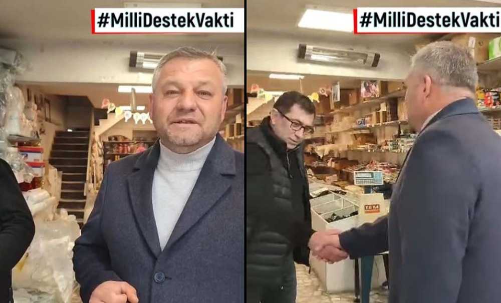 Esnaftan Alışveriş Yapan Şahpaz, Boykota Hayır Dedi