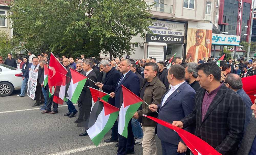 Gazze İçin Binlerce Kişi Yürüdü