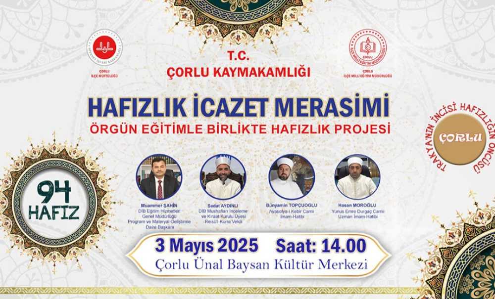 Hafızlık İcazet Merasimi Düzenlenecek