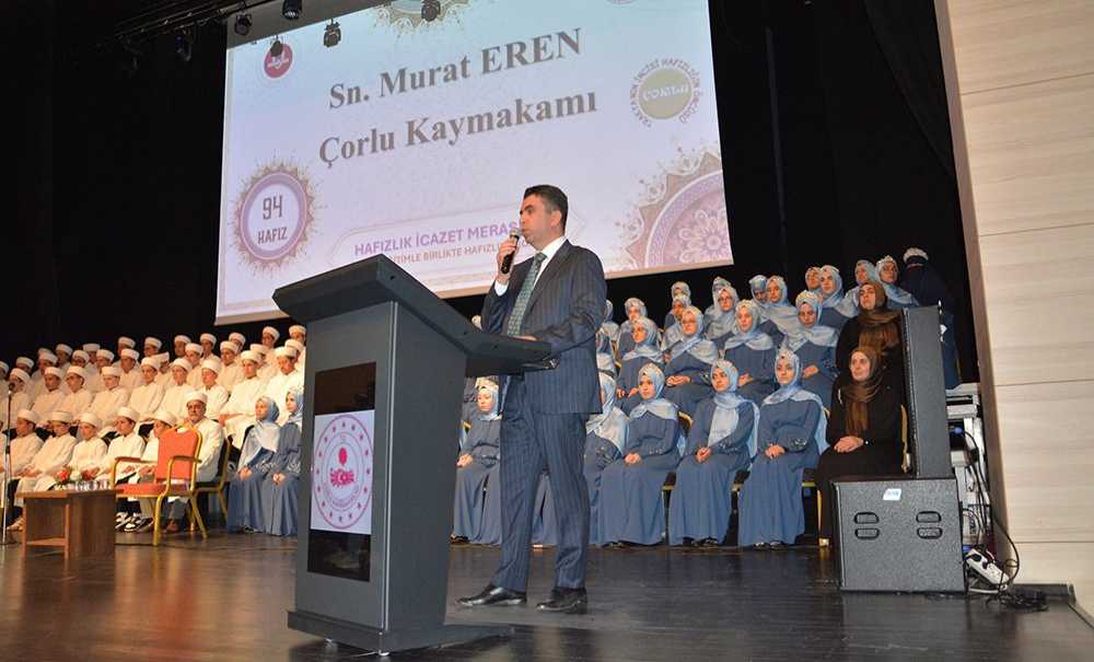 Hafızlık İcazet Töreni Düzenlendi