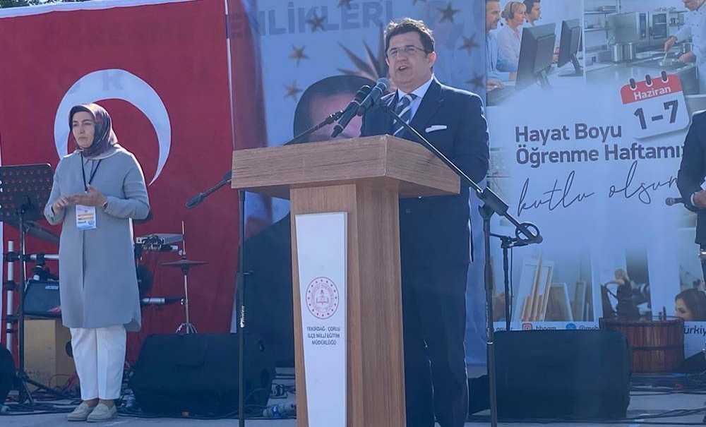 Hayat Boyu Öğrenme Haftası Etkinlikleri Çorlu'dan Start Aldı