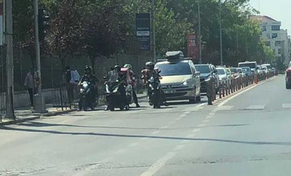 Her Gün Yüzlerce Motokurye Çorlu Trafiğinde