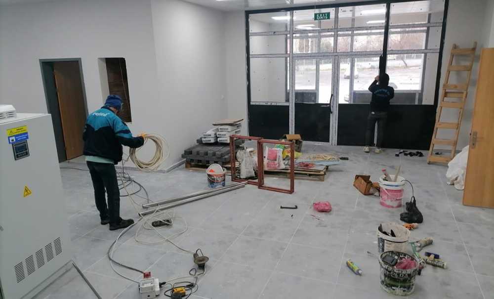 Hüseyin Erdoğan Yeni Yapılan Okul İnşaatını İnceledi