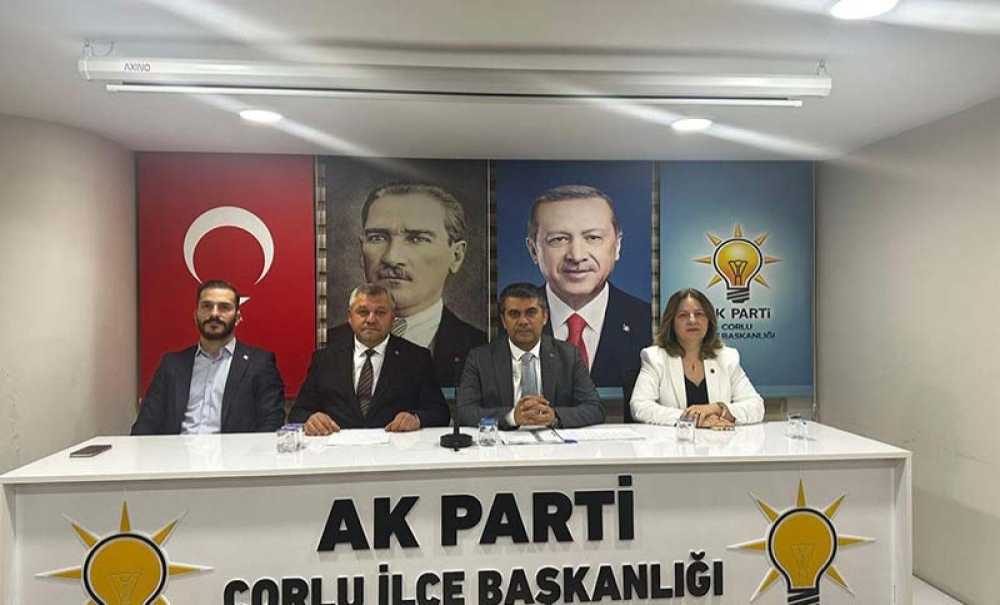 İl Başkanı Ali Gümüş, Çorlu'da Toplantıya Katıldı