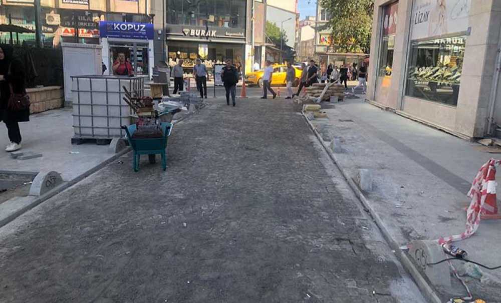 İmaret Sokaktaki Çalışmalar Son Aşamada