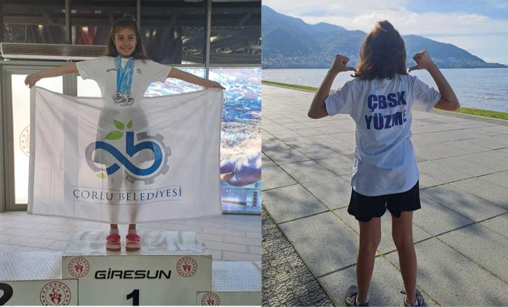 İşitme Engelli Yüzücüden Büyük Başarı