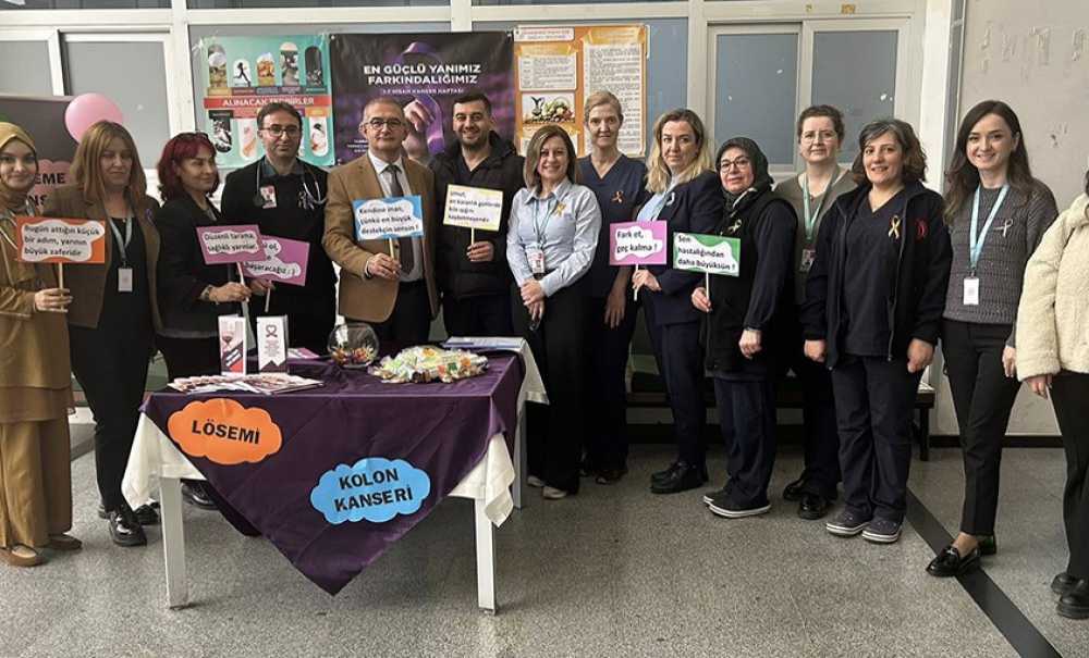 Kanser Haftasında Farkındalık Standı Açıldı