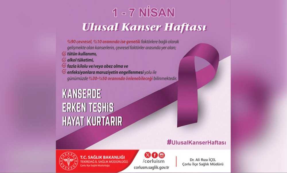 Kanserde Erken Teşhis Hayat Kurtarır