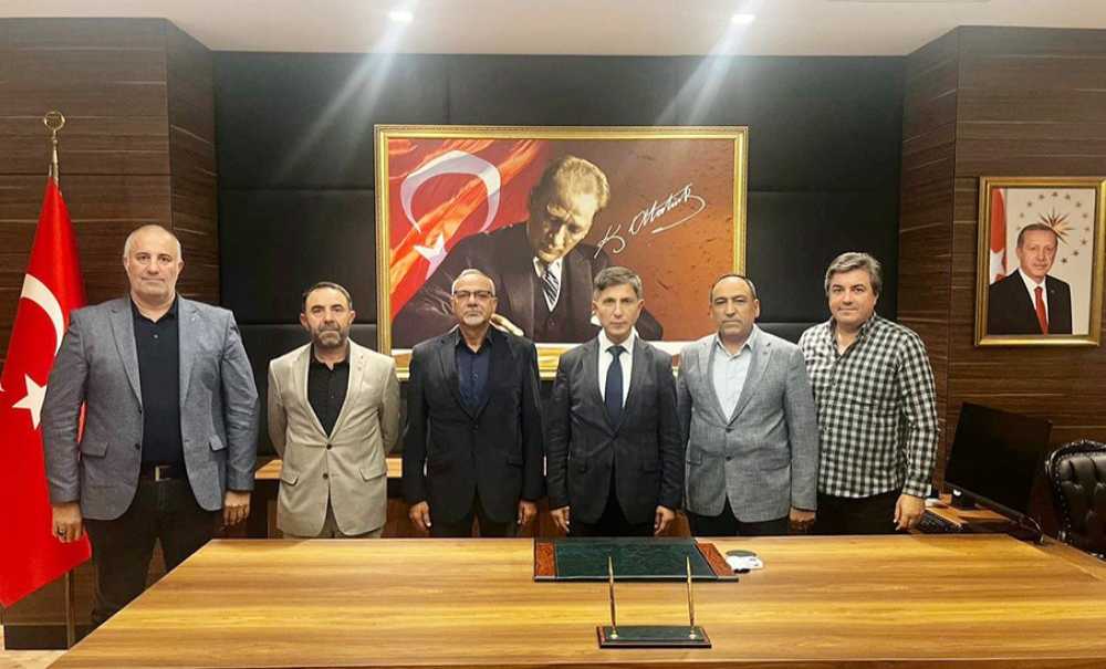 Kantinciler Derneğinden Kaymakam Erten'e Ziyaret