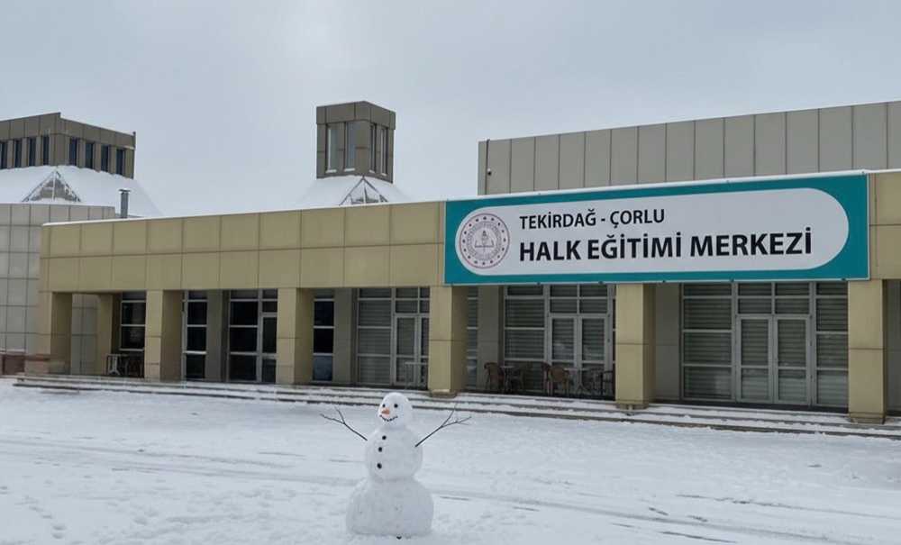 Kar Yağışı Tekirdağ Genelinde Etkili Oldu