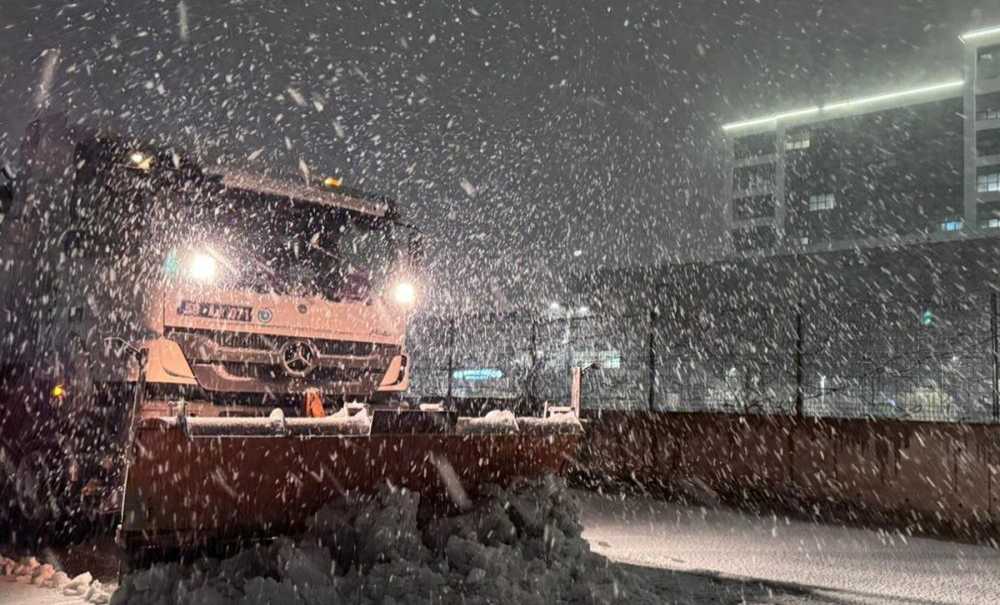 Kar Yağışı Tekirdağ Genelinde Etkili Oldu