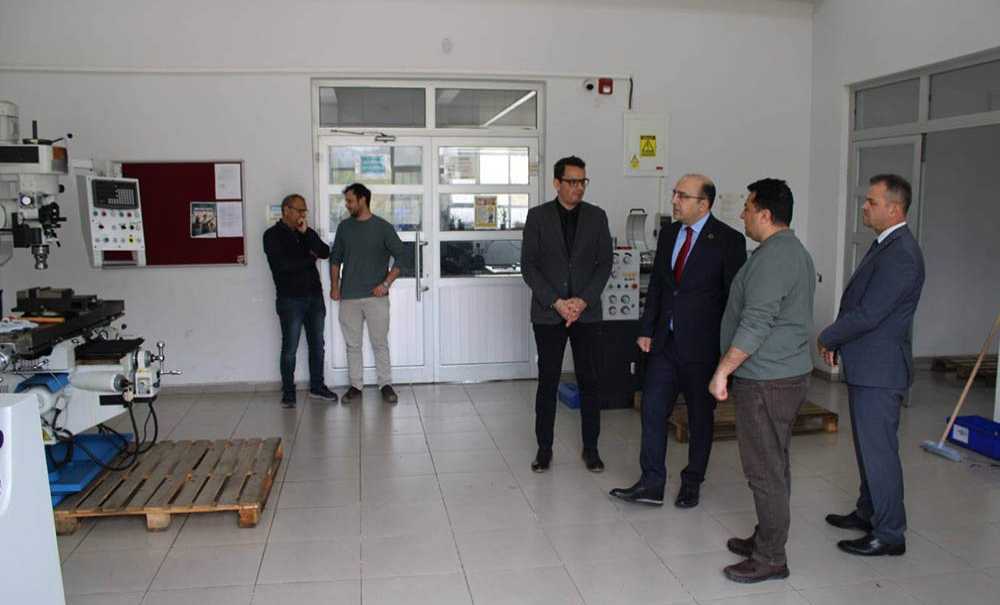 Kaymakam Duman'dan Meslek Lisesine Ziyaret