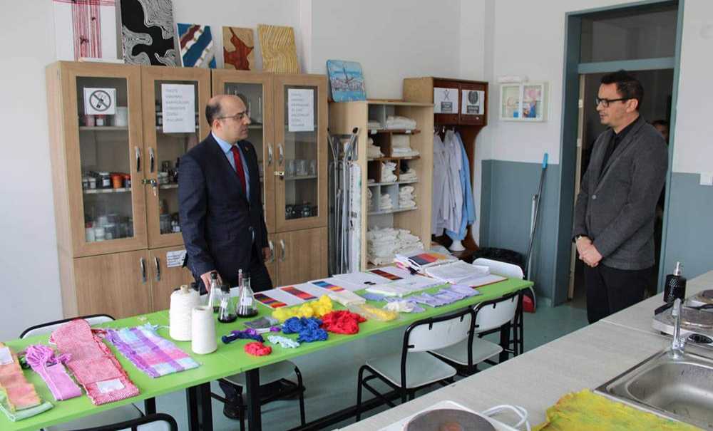 Kaymakam Duman'dan Meslek Lisesine Ziyaret