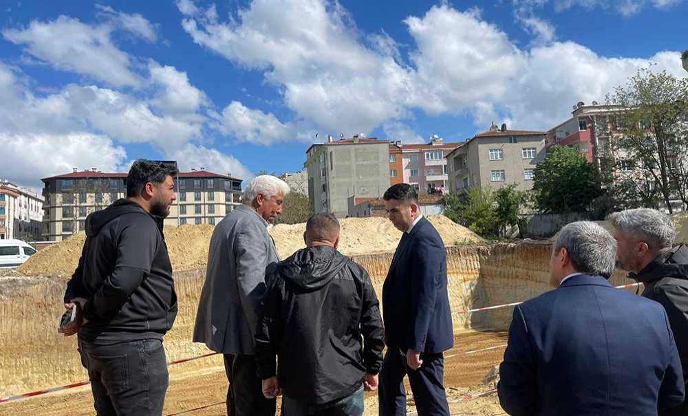 Kaymakam Eren, Okul İnşaatlarını Gezdi