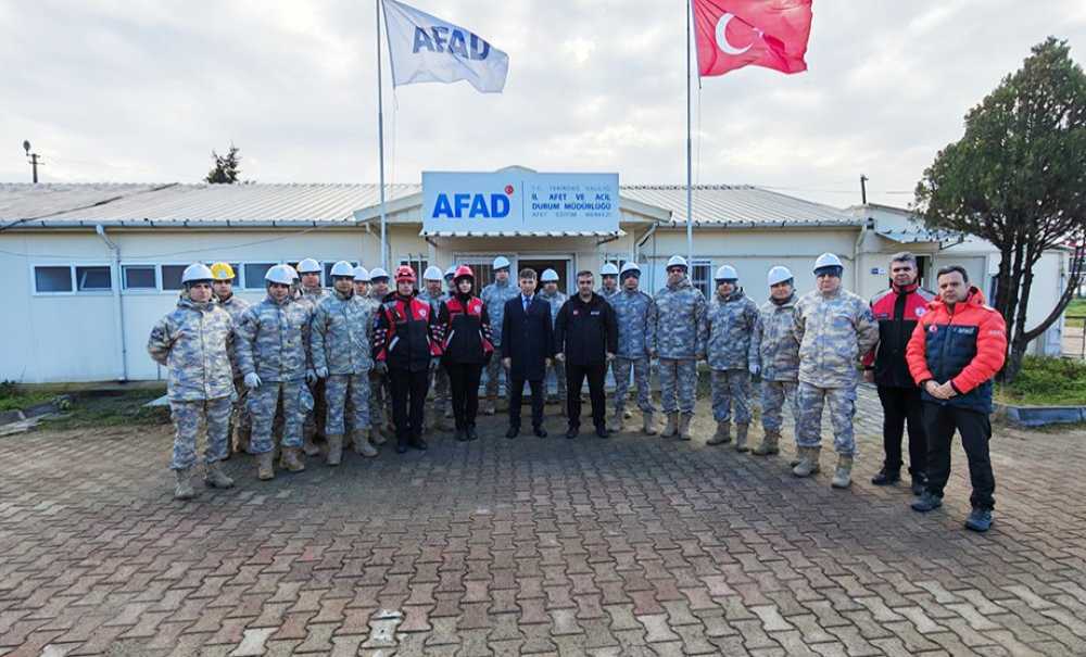 Kaymakam Erten, Afad'ın Çalışmalarını Yerinde İnceledi