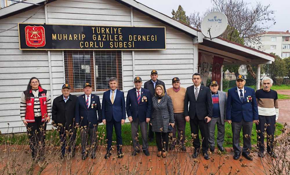 Kaymakam Erten Gaziler Derneğini Ziyaret Etti