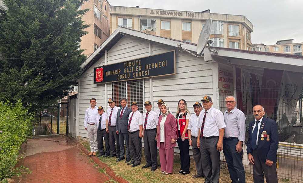 Kaymakam Erten, Gaziler Derneği'ni Ziyaret Etti