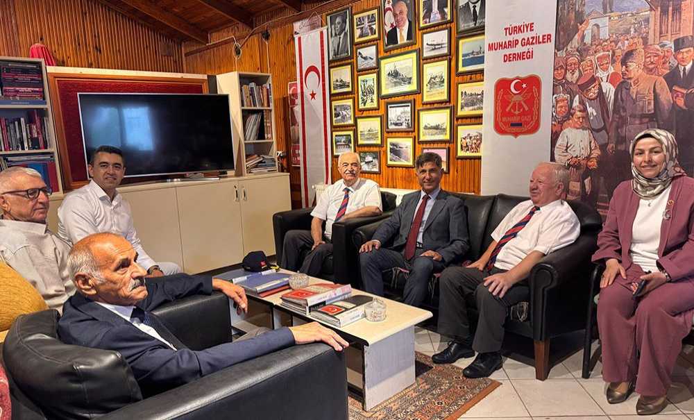 Kaymakam Erten, Gaziler Derneği'ni Ziyaret Etti