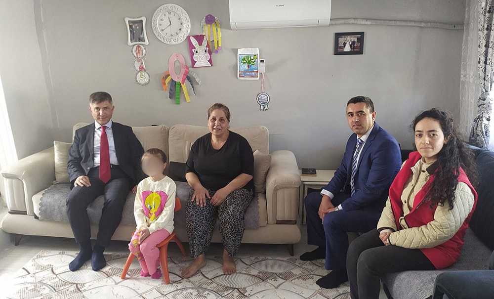 Kaymakam Erten, Hane Ziyaretleri Yapıyor