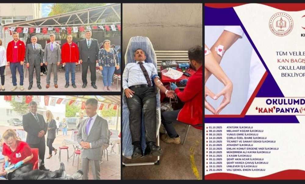 Kaymakam Erten Kan Bağışı Etkinliğine Katıldı