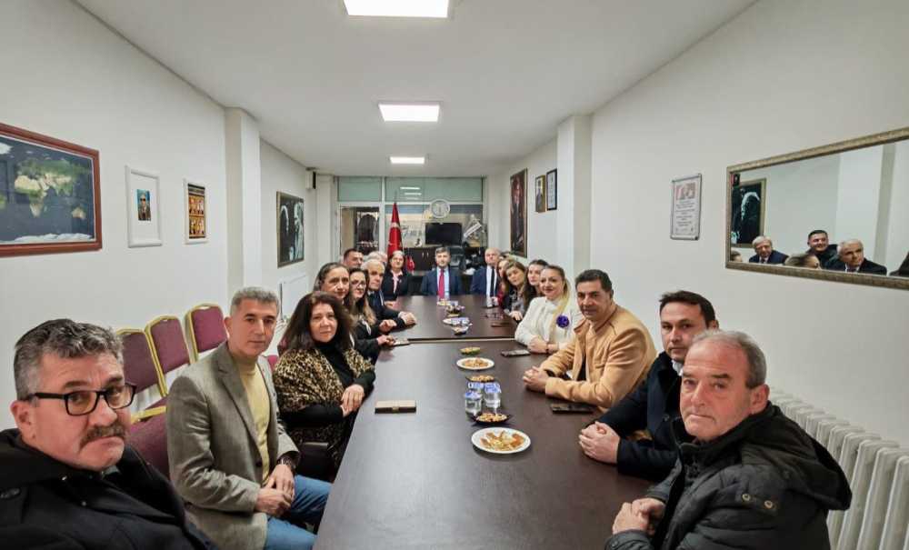 Kaymakam Erten, Muhtarlar Derneğini Ziyaret Etti