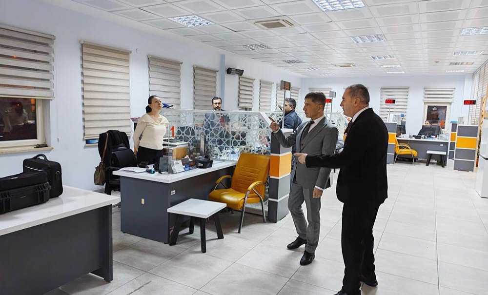 Kaymakam Erten, Nüfus Müdürlüğünü Ziyaret Etti