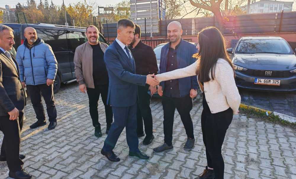 Kaymakam Erten, Okul İnşaatında İnceleme Yaptı