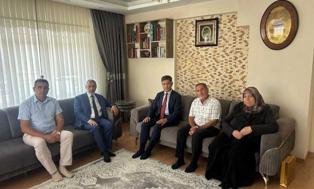 Kaymakam Erten, Şehit Ailesini Ziyaret Etti