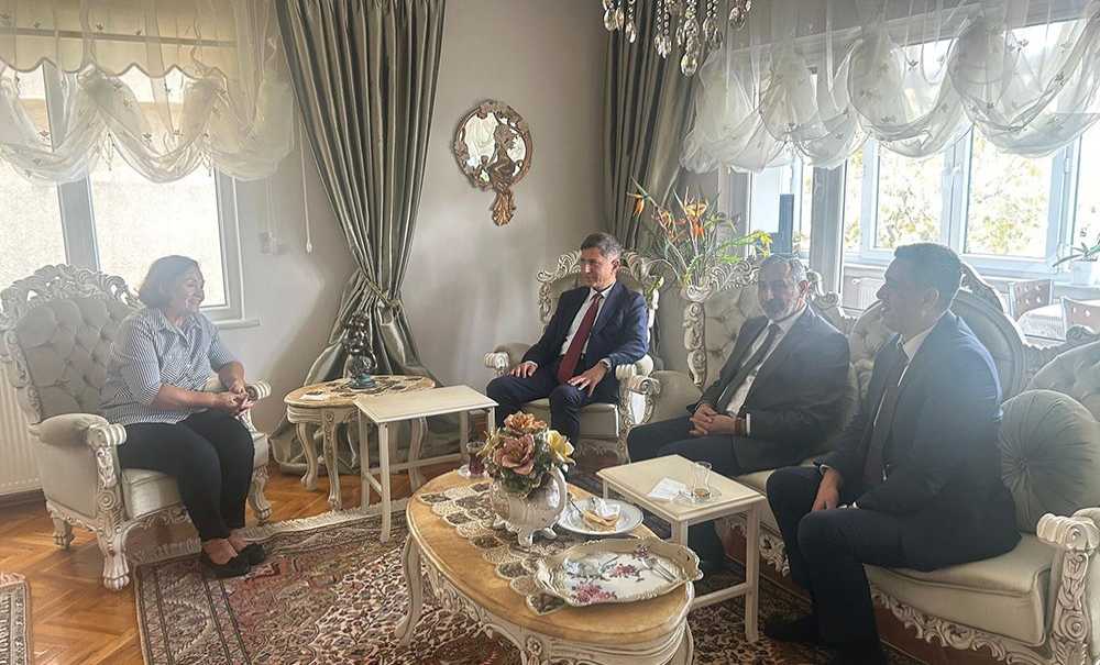 Kaymakam Erten, Şehit Ailesini Ziyaret Etti