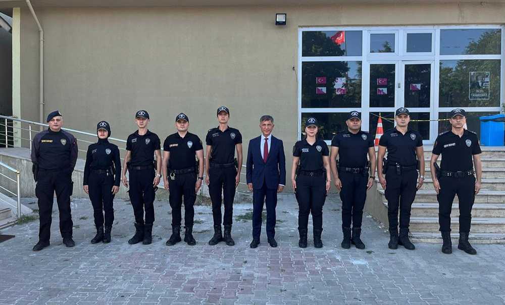 Kaymakam Erten'den Emniyete Ziyaret