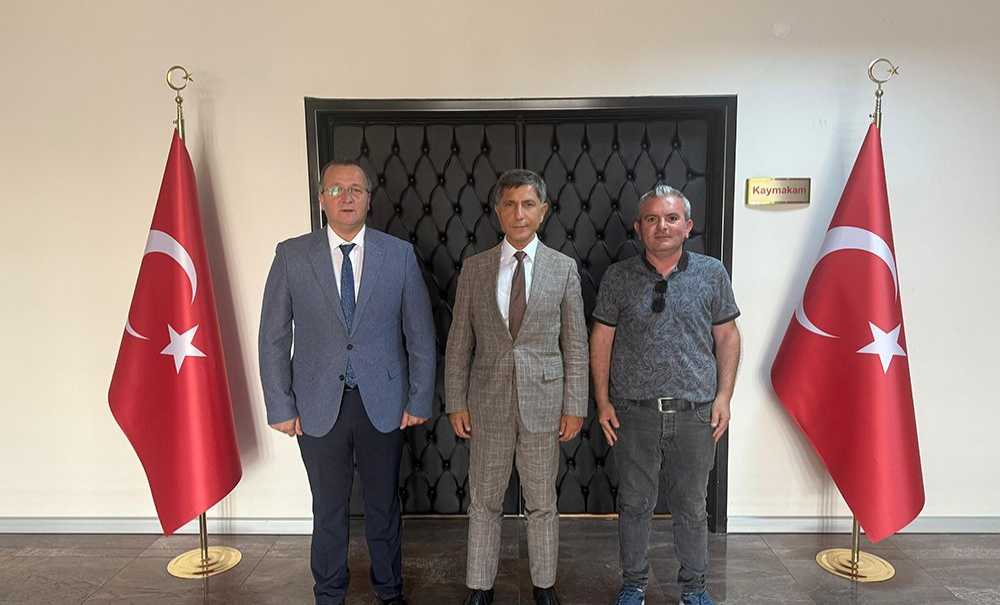 Kaymakam Erten'e Gazetemizden Ziyaret