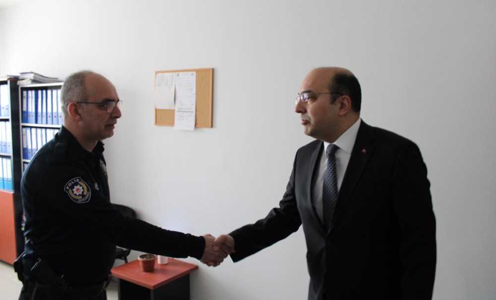 Kaymakam Kadir Duman'dan, Polis Haftası Ziyareti