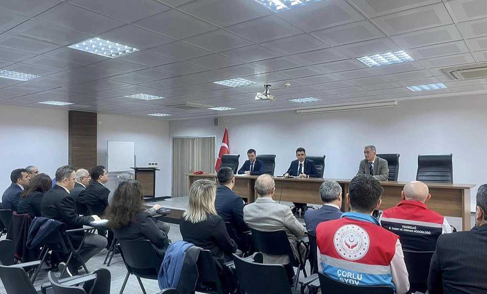 Kaymakamlıkta Kurum Amirleriyle Toplantı Yapıldı