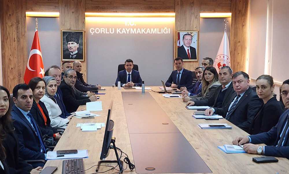 Kaymakamlıkta Kurum Amirleriyle Toplantı Yapıldı