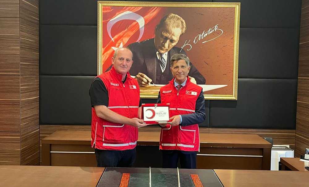 Kızılay'dan Kaymakam Erten'e Ziyaret