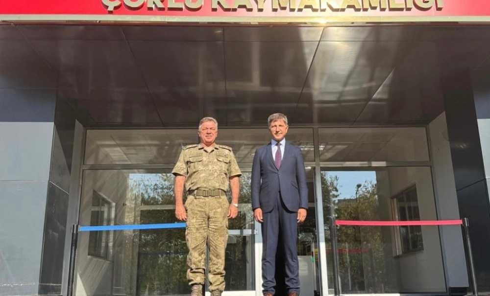 Korgeneral Alper, Veda Ziyaretleri Yaptı