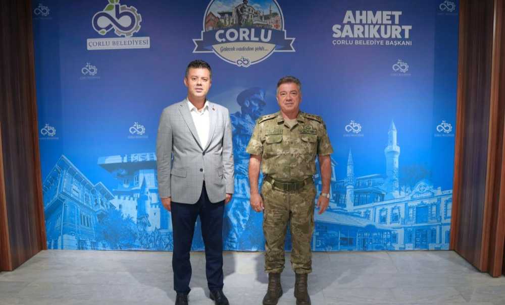 Korgeneral Alper, Veda Ziyaretleri Yaptı