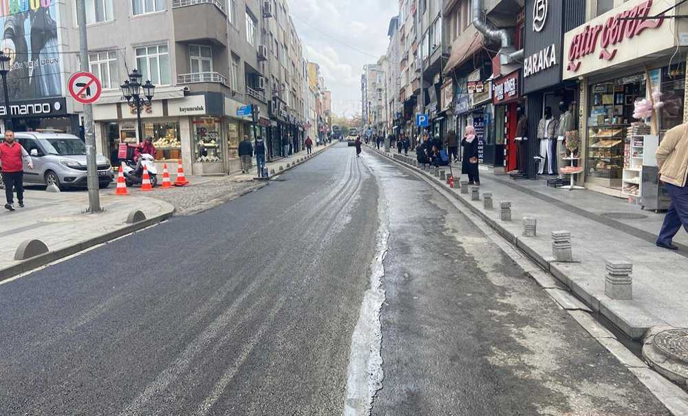 Kumyol Caddesi'nin Asfaltı Tamamlandı