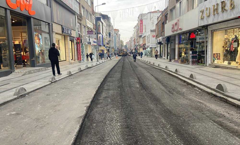 Kumyol Caddesi'nin Asfaltı Tamamlandı