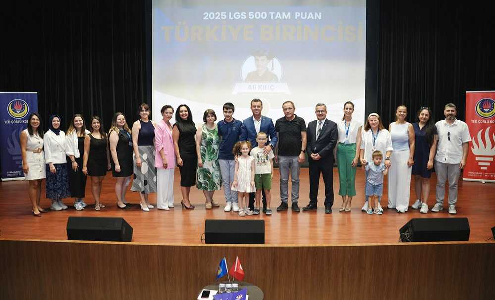 Lgs'de Çorlu'dan 4 Öğrenci Türkiye Birincisi Oldu