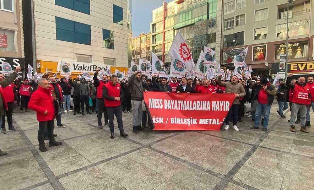 Metal İşçisi Meydanlara Çıktı