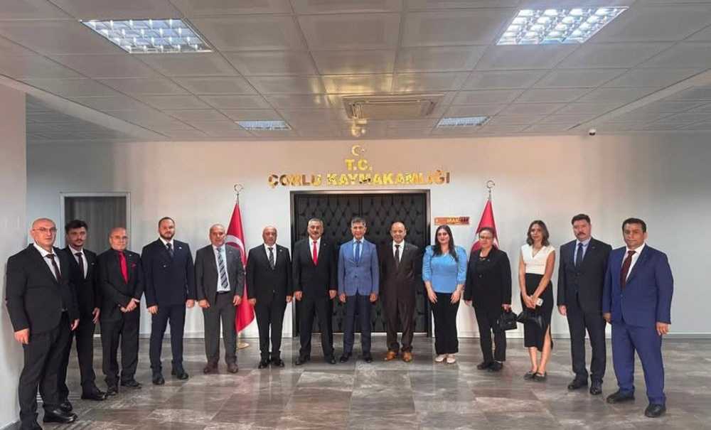Mhp'den Kaymakam Erten'e Zi̇yaret