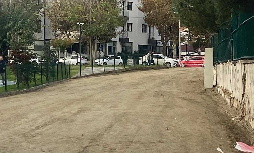 Millet Bahçesinin Yanındaki Yolda Düzenleme