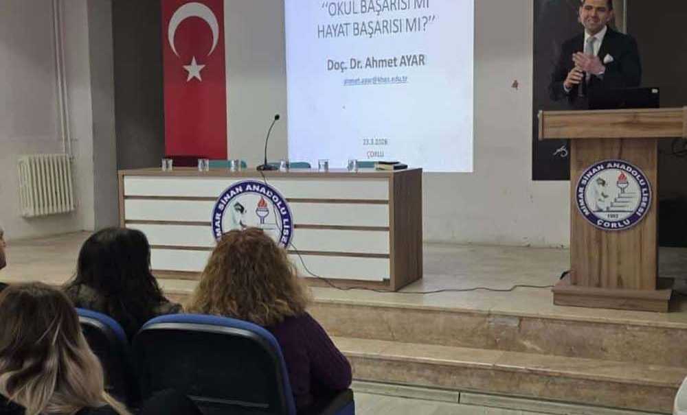 Mimar Sinan Anadolu Lisesi'nde Seminer Düzenlendi