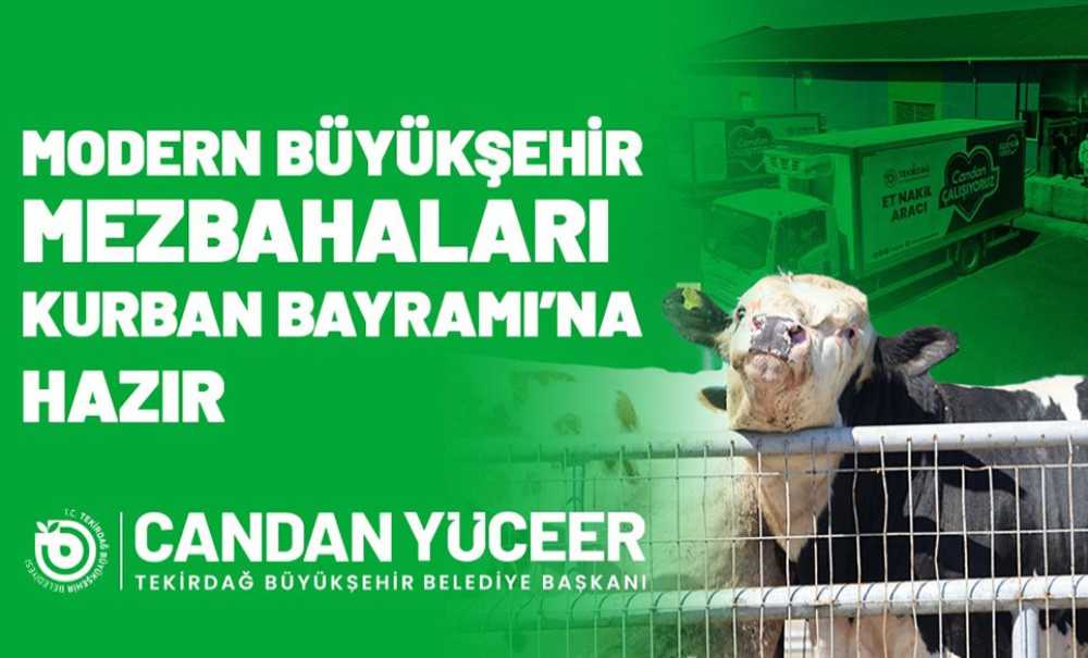 Modern Büyükşehi̇r Mezbahaları Kurban Bayramı'na Hazır