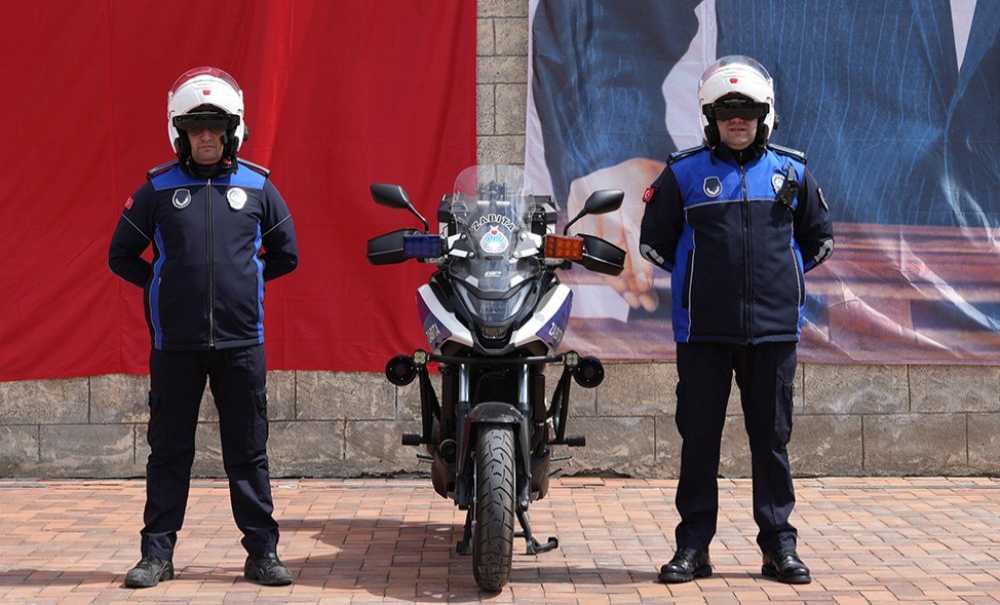 Motosikletli Zabıtalarla Kaçak Döküme Karşı Mücadele