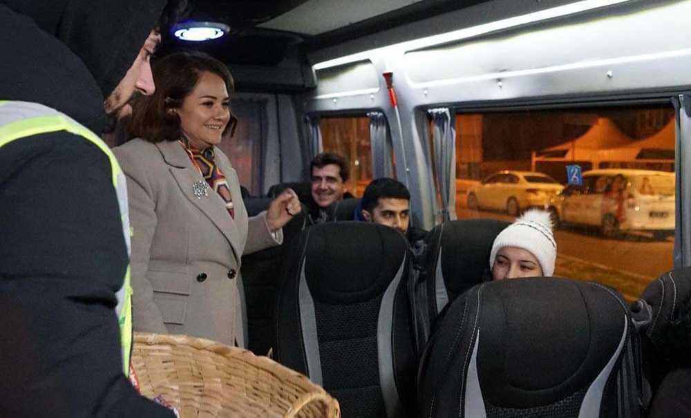 Müge Başkan, Berat Kandilini Hemşerileriyle Kutladı